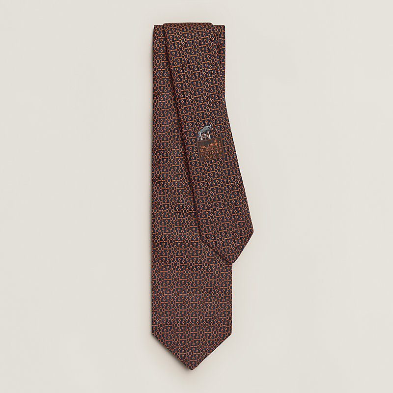 HERMES 2wayネクタイ ネクタイ 7 cm 《スパークリング》 - ブラック | Hermès